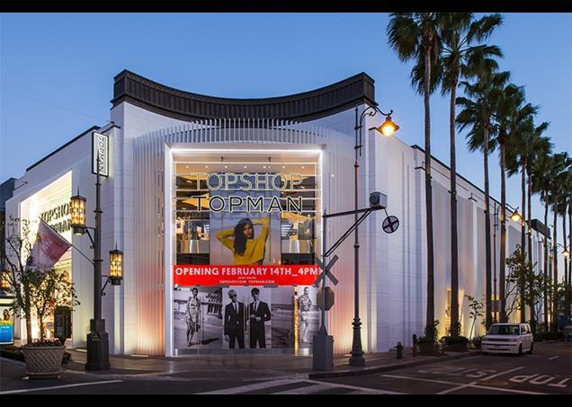 Topshop opens the door to its LA flagship